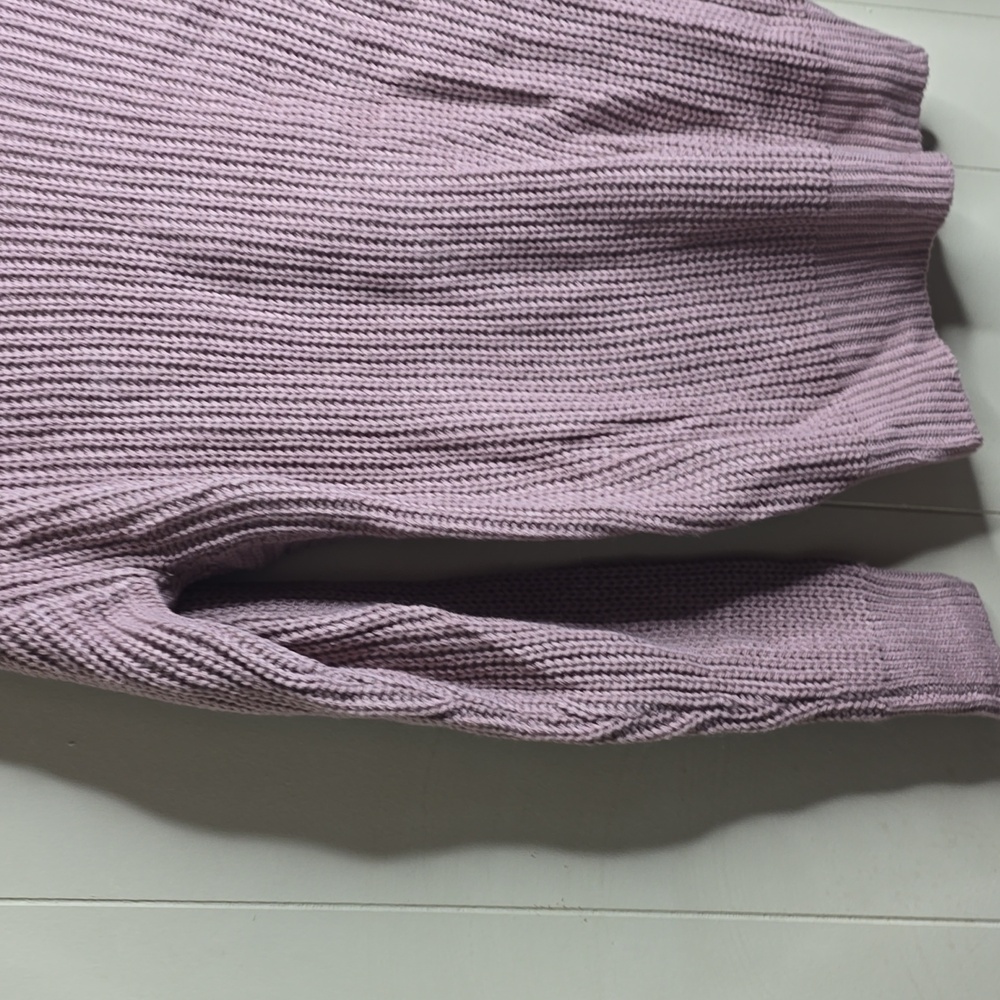 Cultured Cloths Solid Long Sleeve Twist Knit Open Back Sweater Small - Picture 6 of 8